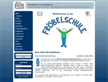 Tablet Screenshot of froebelschule-lbg.de